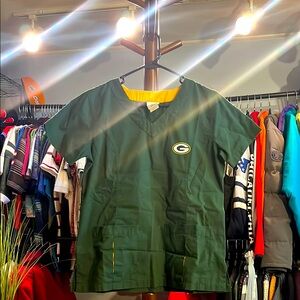 Green Bay Packers Scrub Top